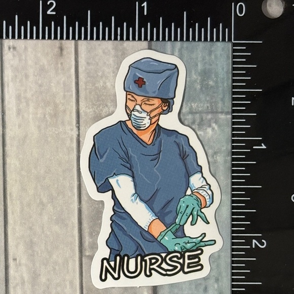 🌀10/$10🌀 Healthcare Nurse Doctor Reusable Waterproof Vinyl Sticker Decal - Picture 1 of 1